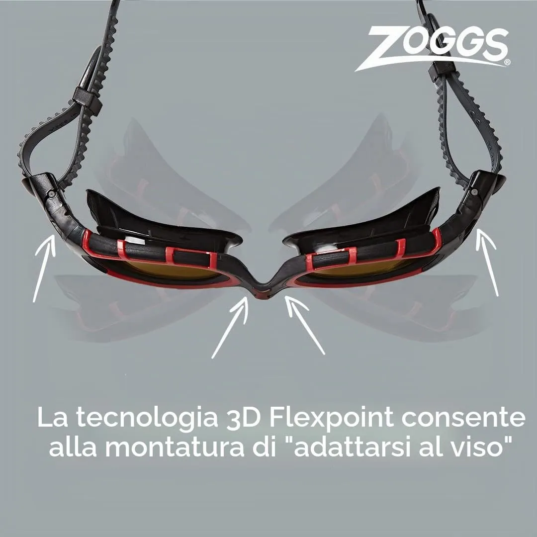 Zoggs Predator Flex Polarized occhialini nuoto lenti polarizzate UV400
