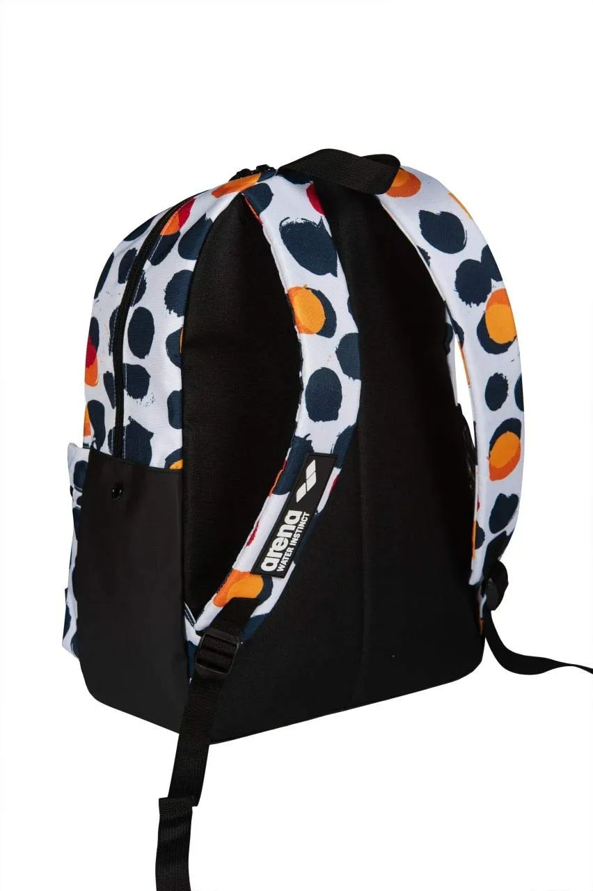 Arena Team Allover zaino sportivo 30 litri polka dots con porta laptop