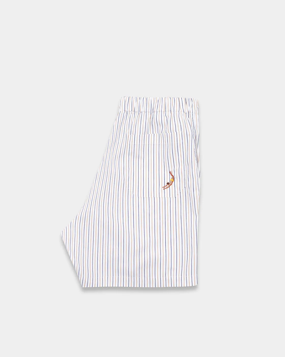 Mosso Sunwear Fine Stripe shorts cotone a righe