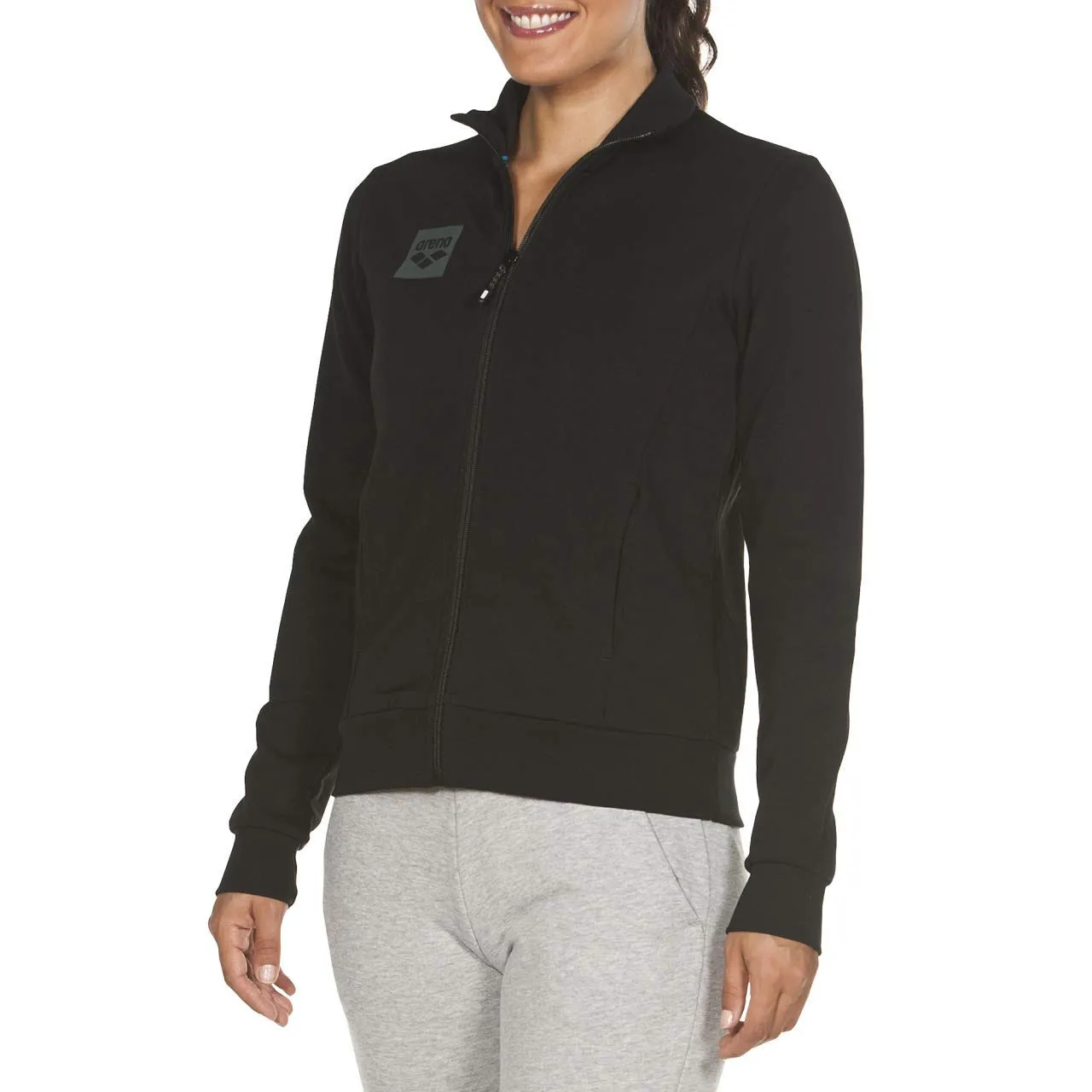 Arena W Essential F/Z giacca donna cotone felpato