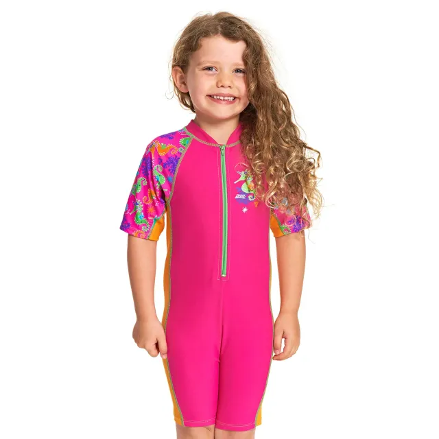 Zoggs Sea Unicorn costume intero bimba UPF 50+