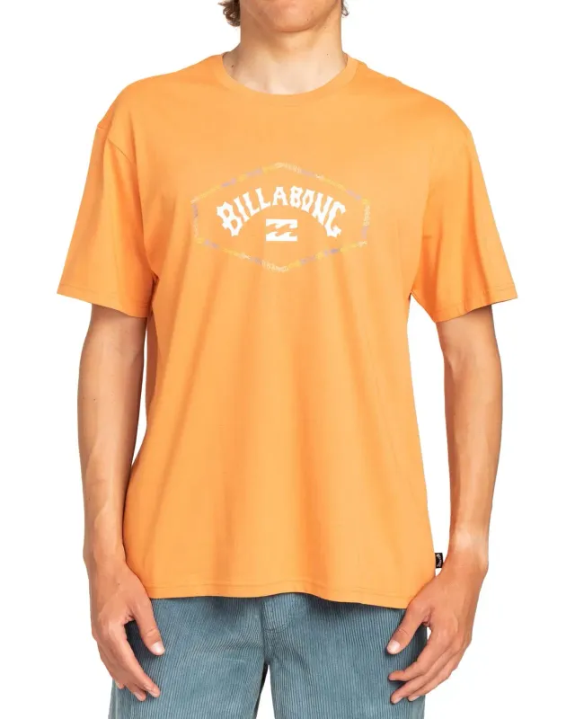 Billabong Exit Arch SS maglietta uomo rossa girocollo