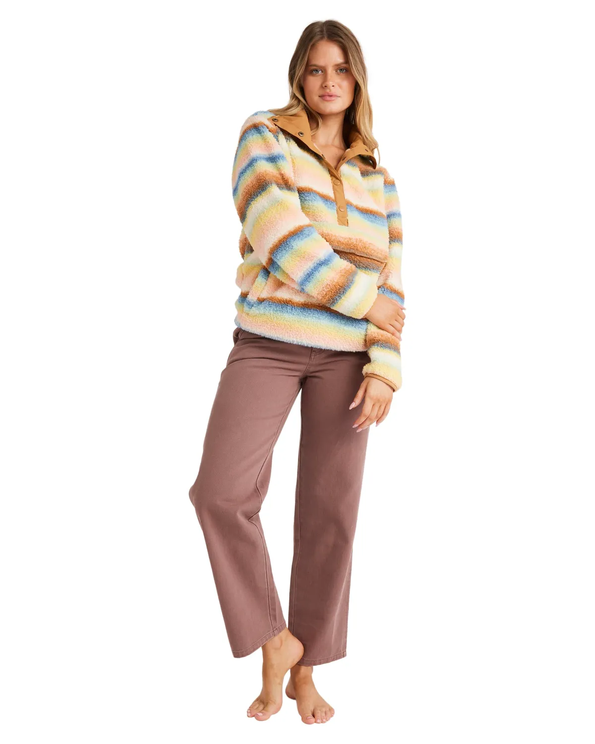 Billabong Switchback pile donna XS blue haze collo alto
