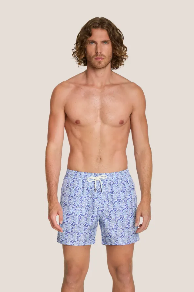 4 Giveness Flower short mare uomo bianco floreale