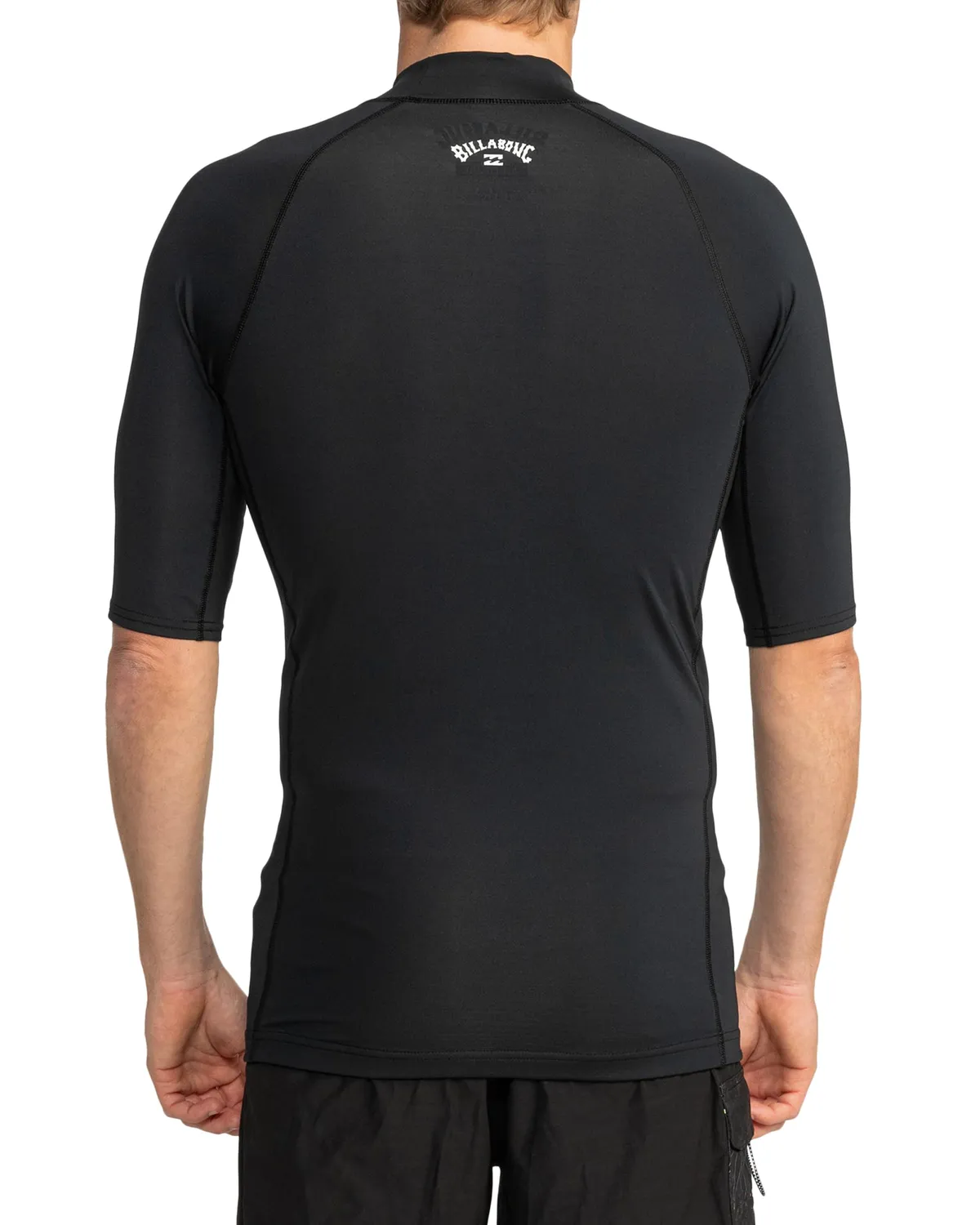 Billabong Logo Surf SS lycra uomo nera UPF 50+