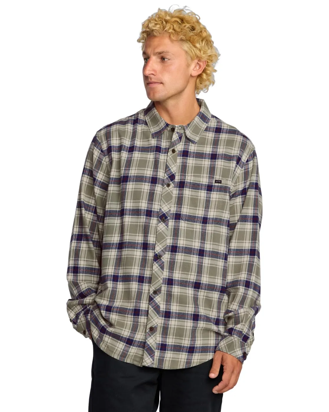 Billabong Coastline Flannel t-shirt uomo flanella morbida