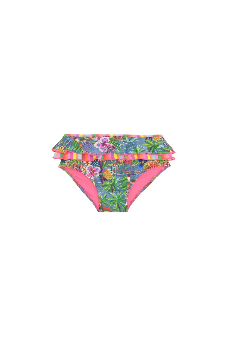 4Giveness Denim Mexican slip volant neonata 12M