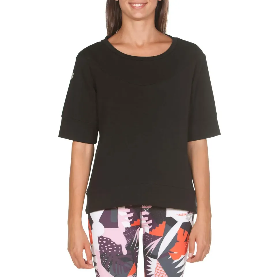 Arena Gym S/S Fleece maglia fitness donna taglio ampio
