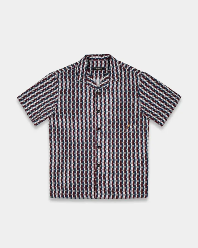 Mosso Sunwear Intreccio camicia multicolor manica corta