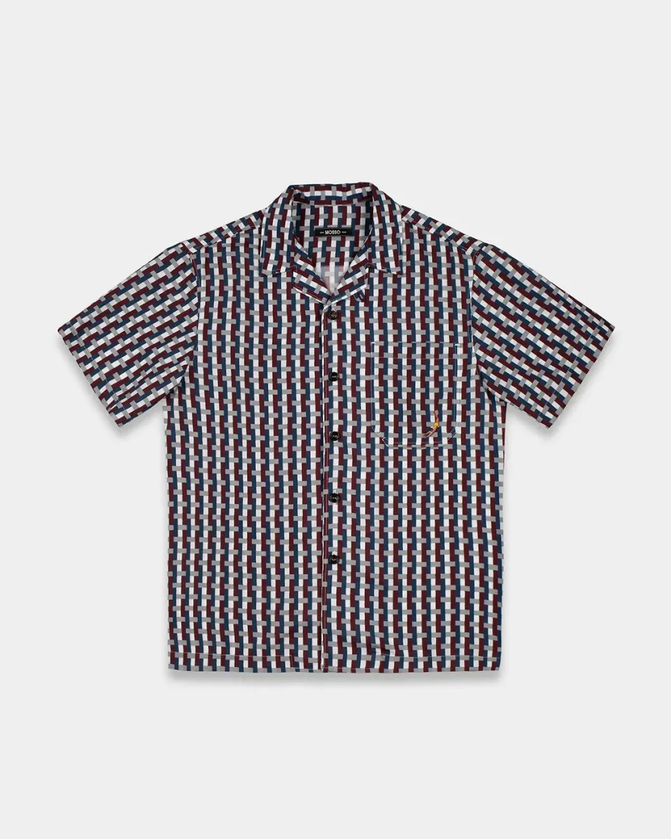 Mosso Sunwear Intreccio camicia multicolor manica corta