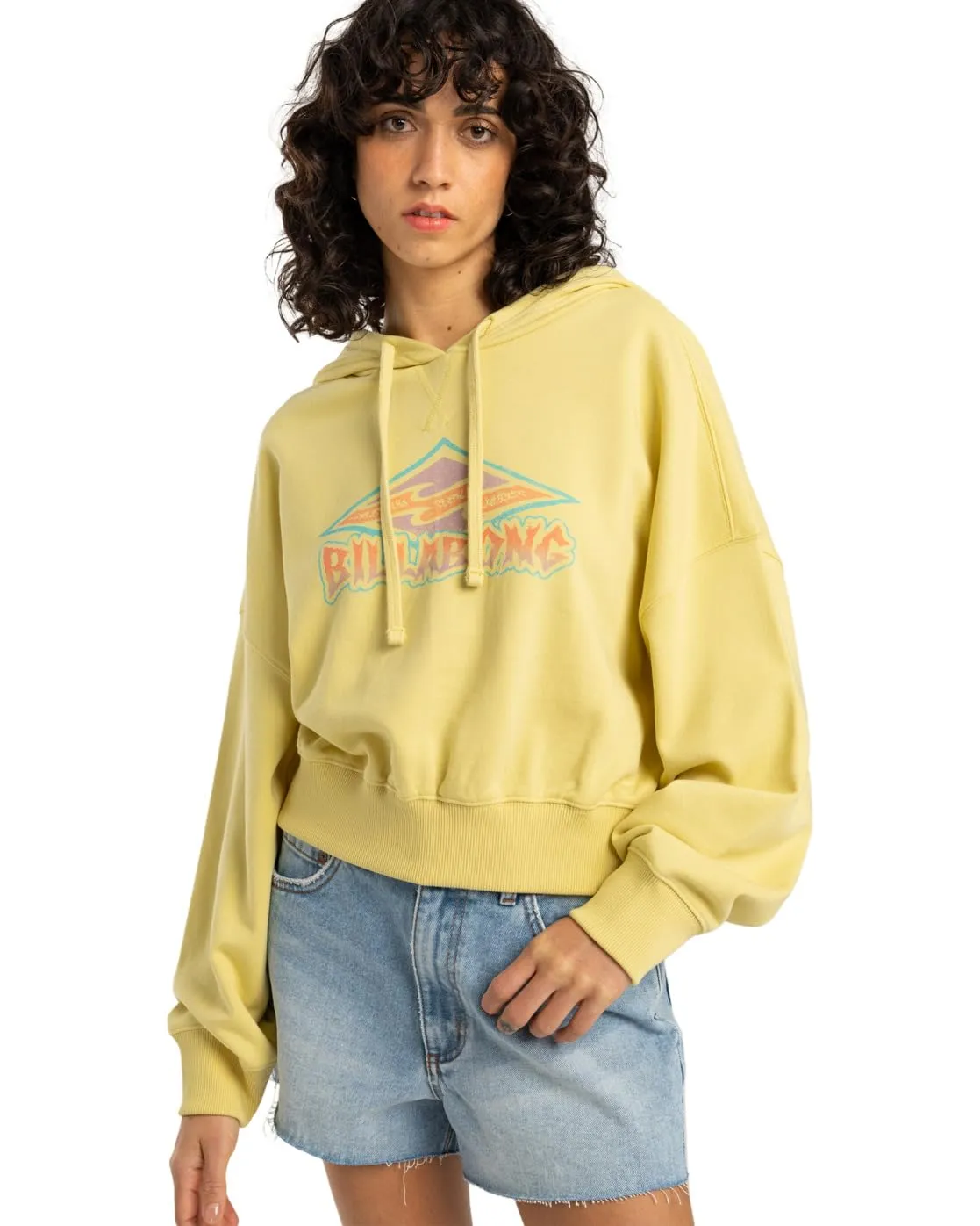 Billabong All Time felpa pile donna morbida manica lunga