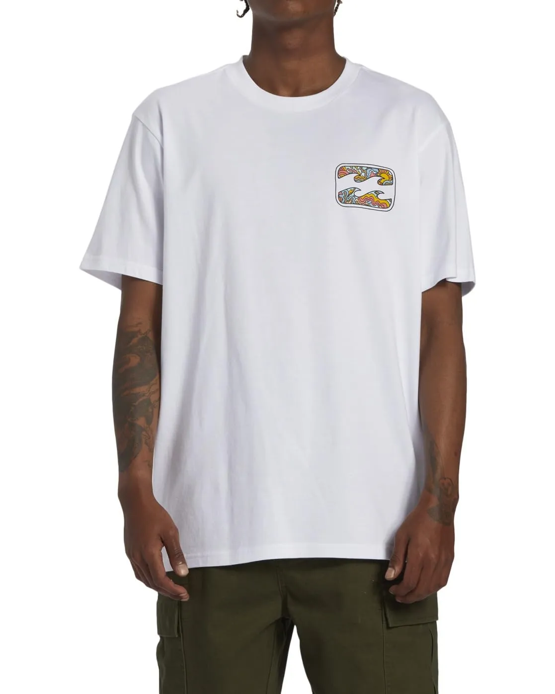 Billabong Crayon Wave maglietta uomo rosa XS