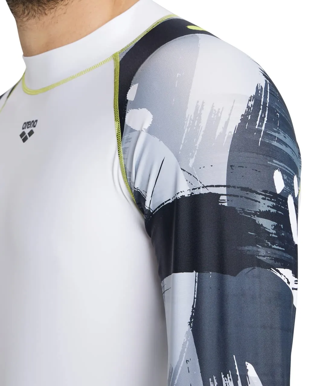 Arena Rash Vest Allover Maglia UV Uomo Maniche Lunghe