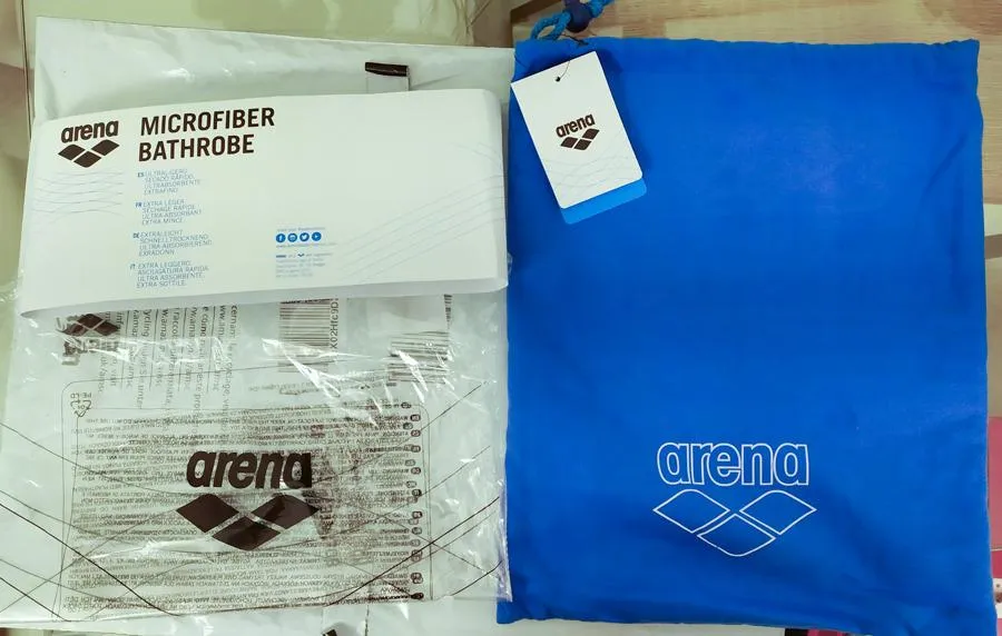 Arena Zodiaco 50022 accappatoio XL blu cotone