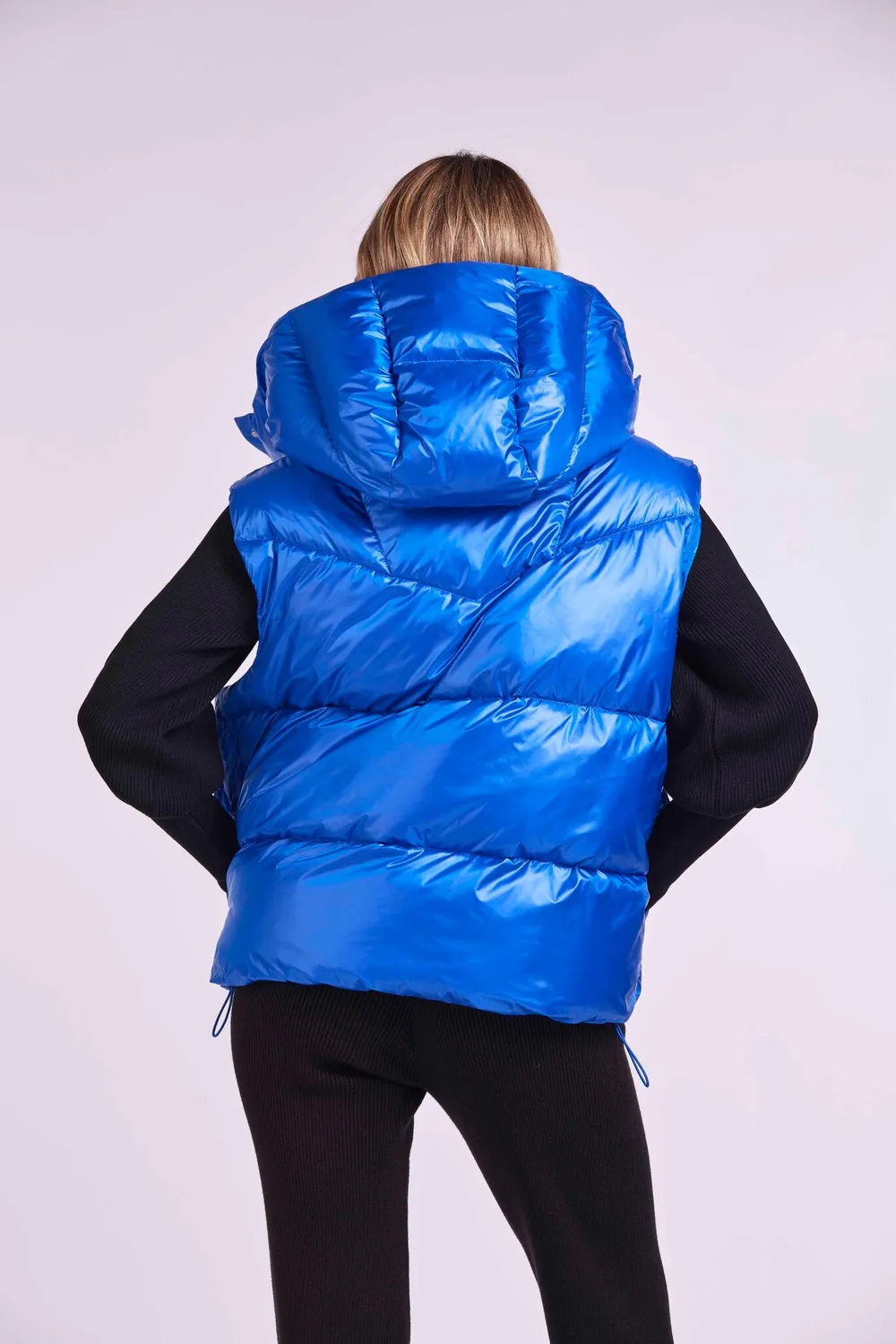 4Giveness 4GVS smanicato bomber nero cappuccio