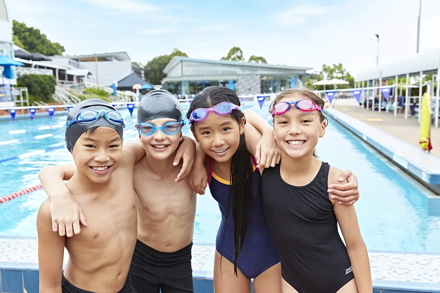 Zoggs Sonic Air Junior occhialini nuoto Pink Purple 6-14 anni