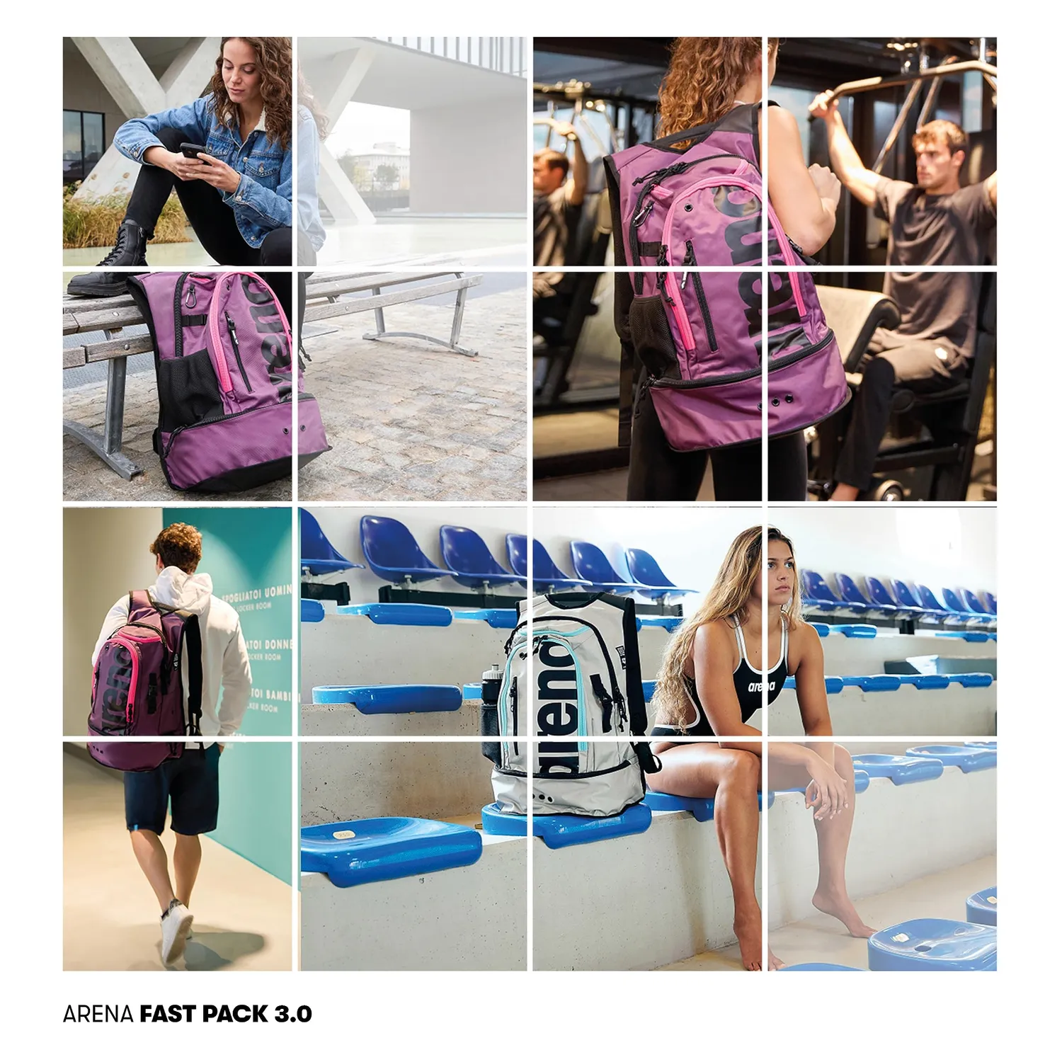 arena Fastpack 3.0 zaino 40 litri triathlon palestra idrorepellente