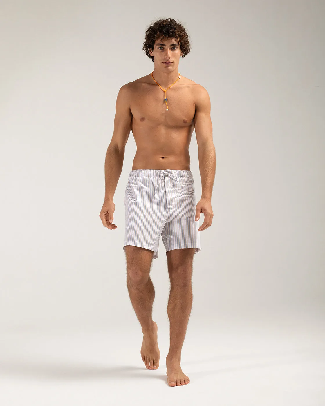 Mosso Sunwear Fine Stripe shorts cotone a righe