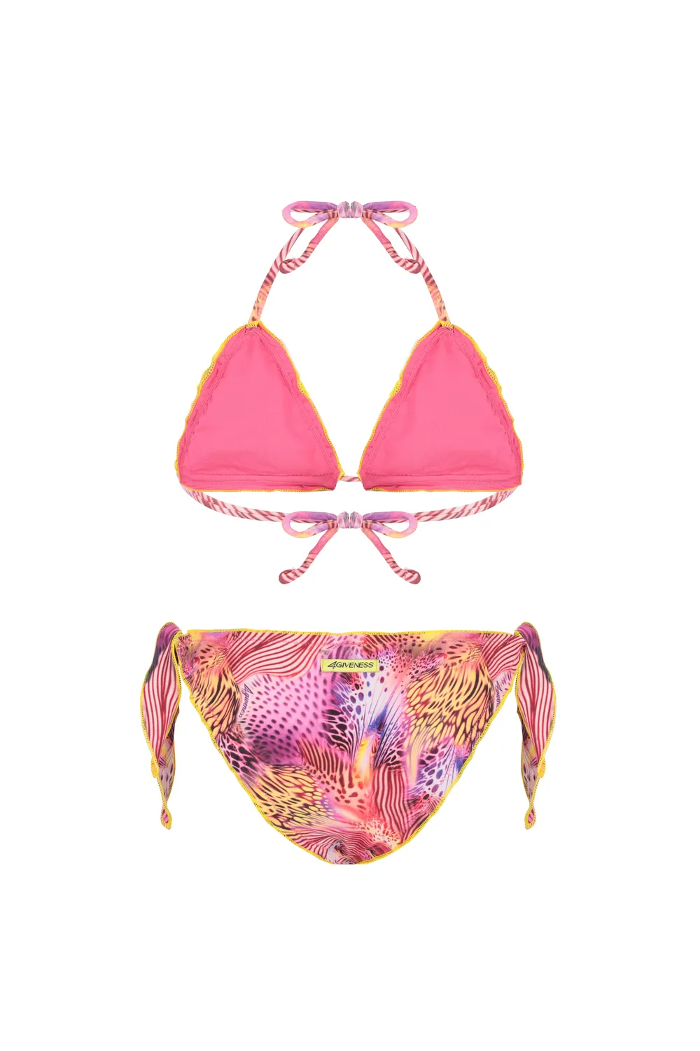 4 Giveness Pink Butterfly bikini bimba