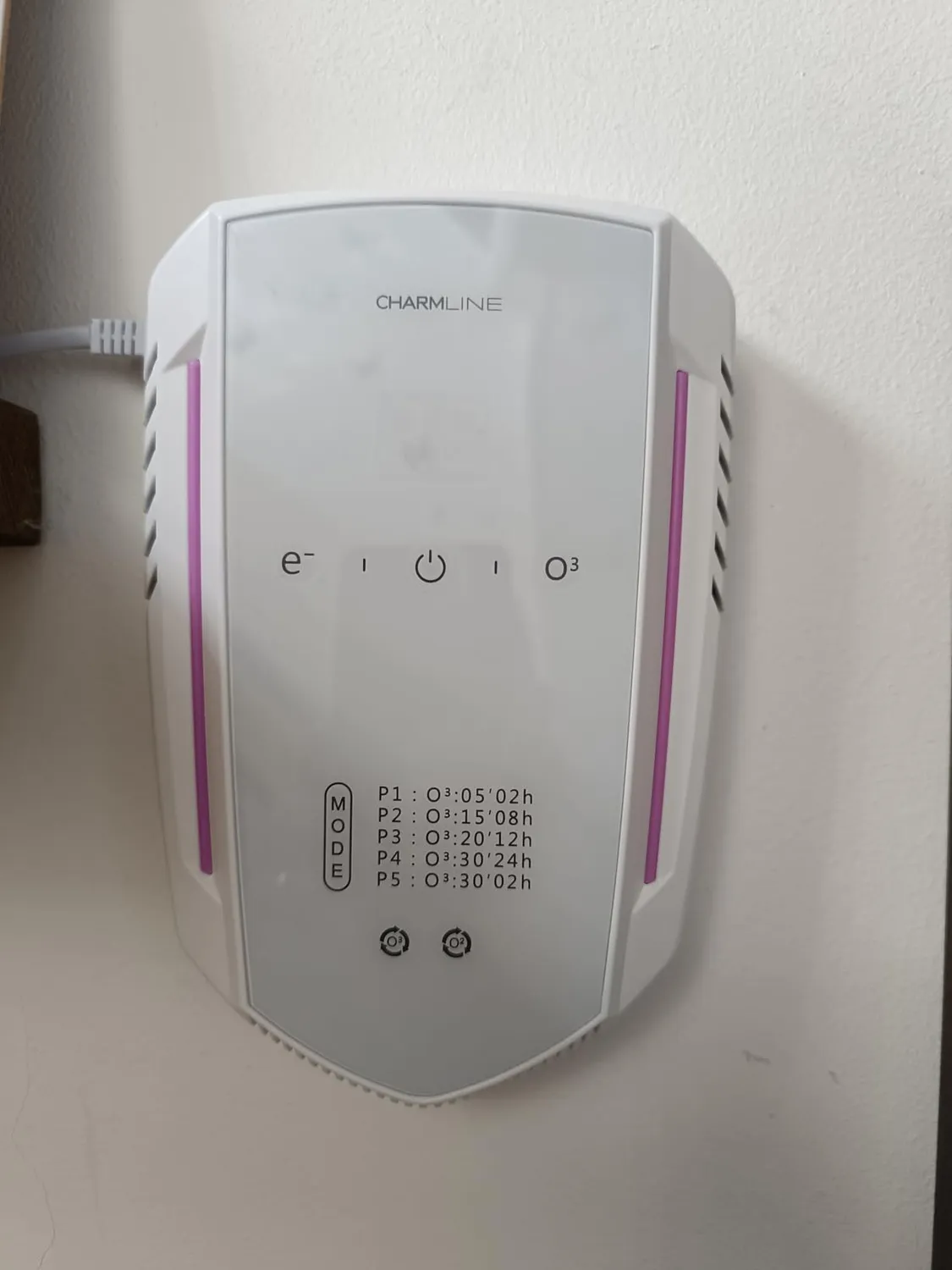 Charmline X09 purificatore aria ozono ioni 5-30 mq