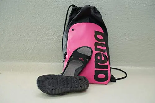 Arena Team Sacca piscina all Black zaino tessuto idrorepellente