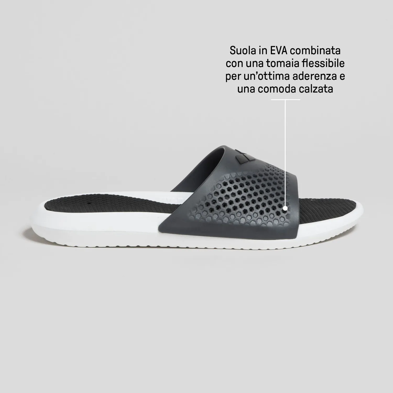 Arena Bruno ciabatte piscina unisex nere drenanti