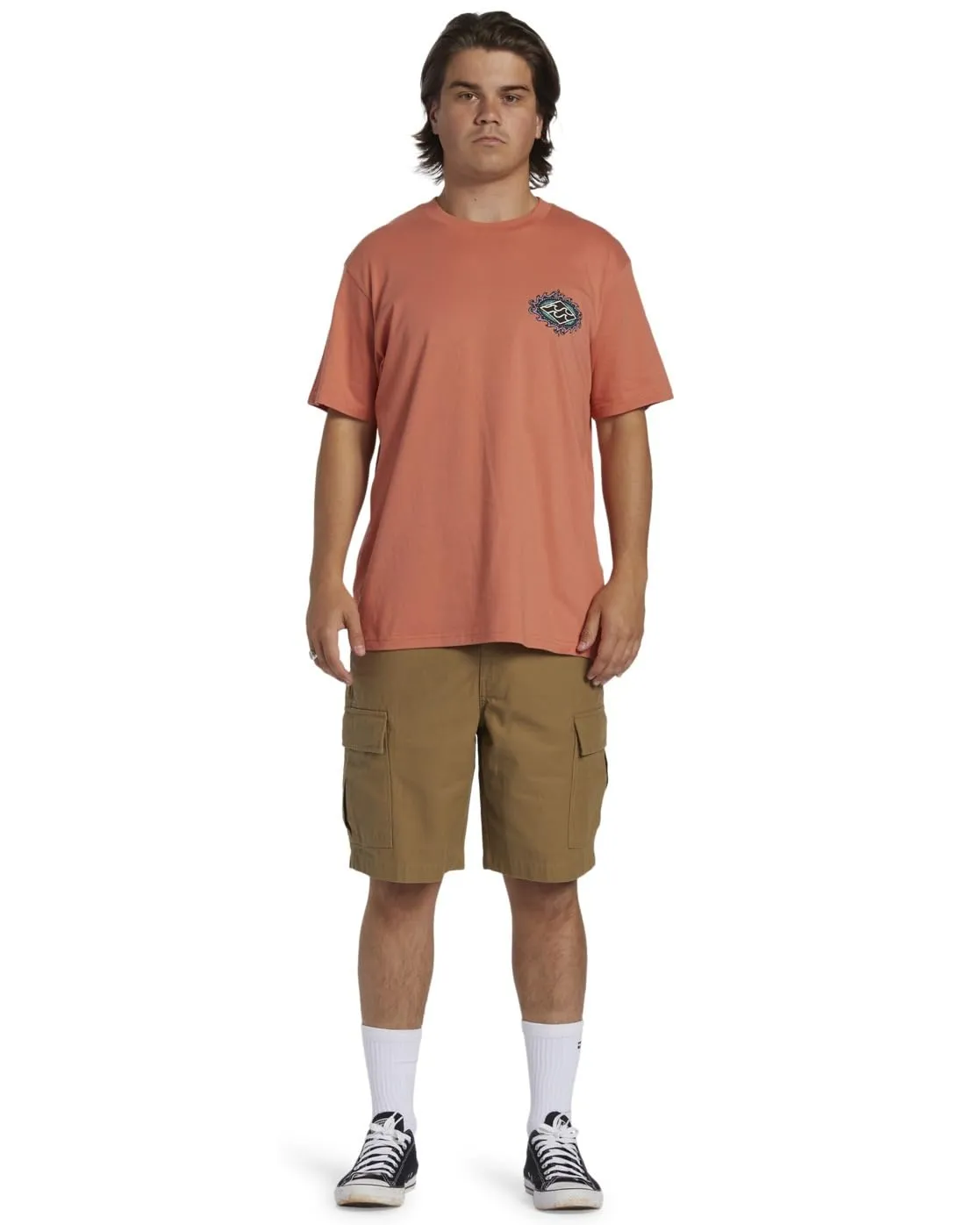 Billabong Crayon Wave maglietta uomo rosa XS