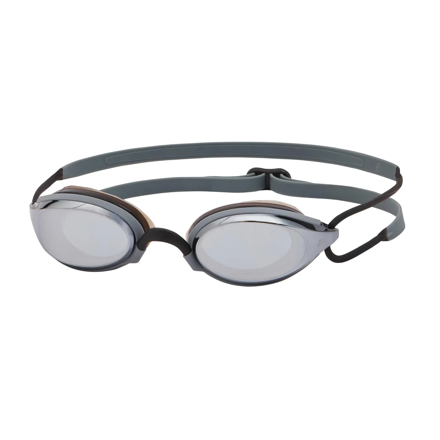 Zoggs Fusion Air occhialini nuoto bianco blu lente fumé