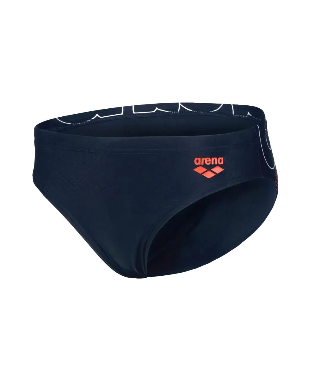 Arena Graphic Slip Nuoto Bambino MaxFit Eco Nero 5,5 cm