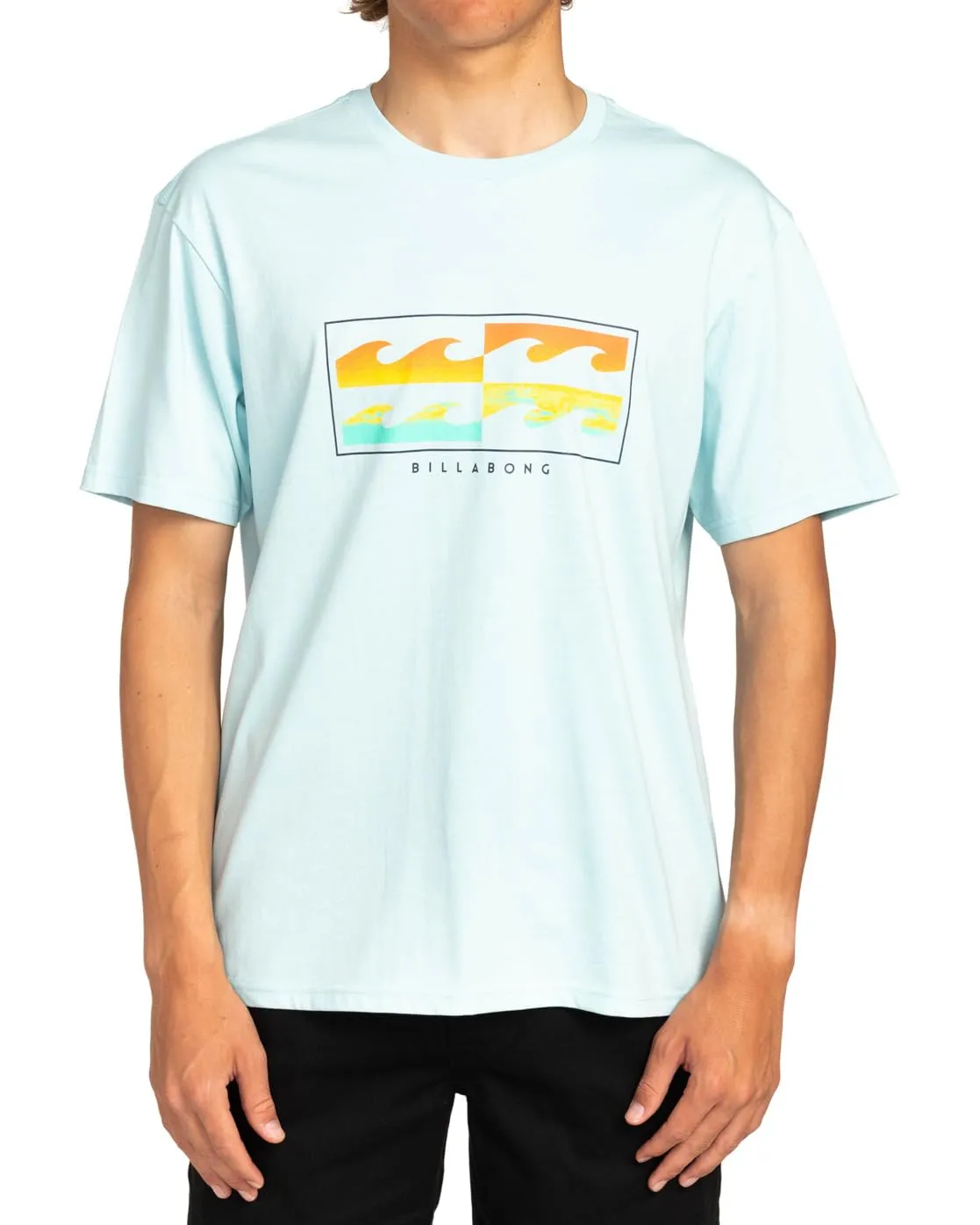 Billabong Inversed SS maglietta uomo nera logo petto