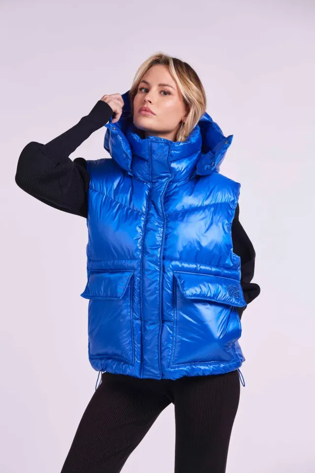 4Giveness 4GVS smanicato bomber nero cappuccio