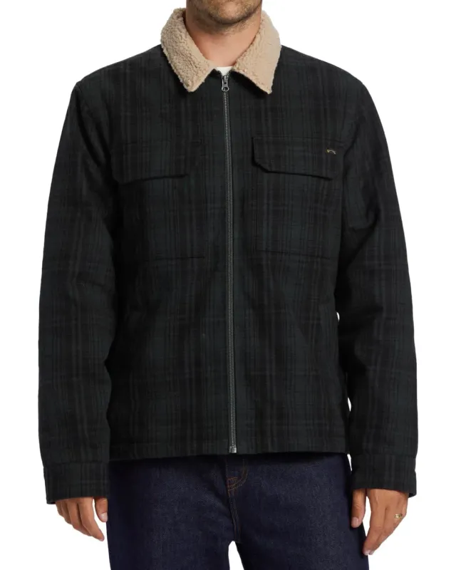 Billabong Barlow Sherpa giacca uomo marrone antivento