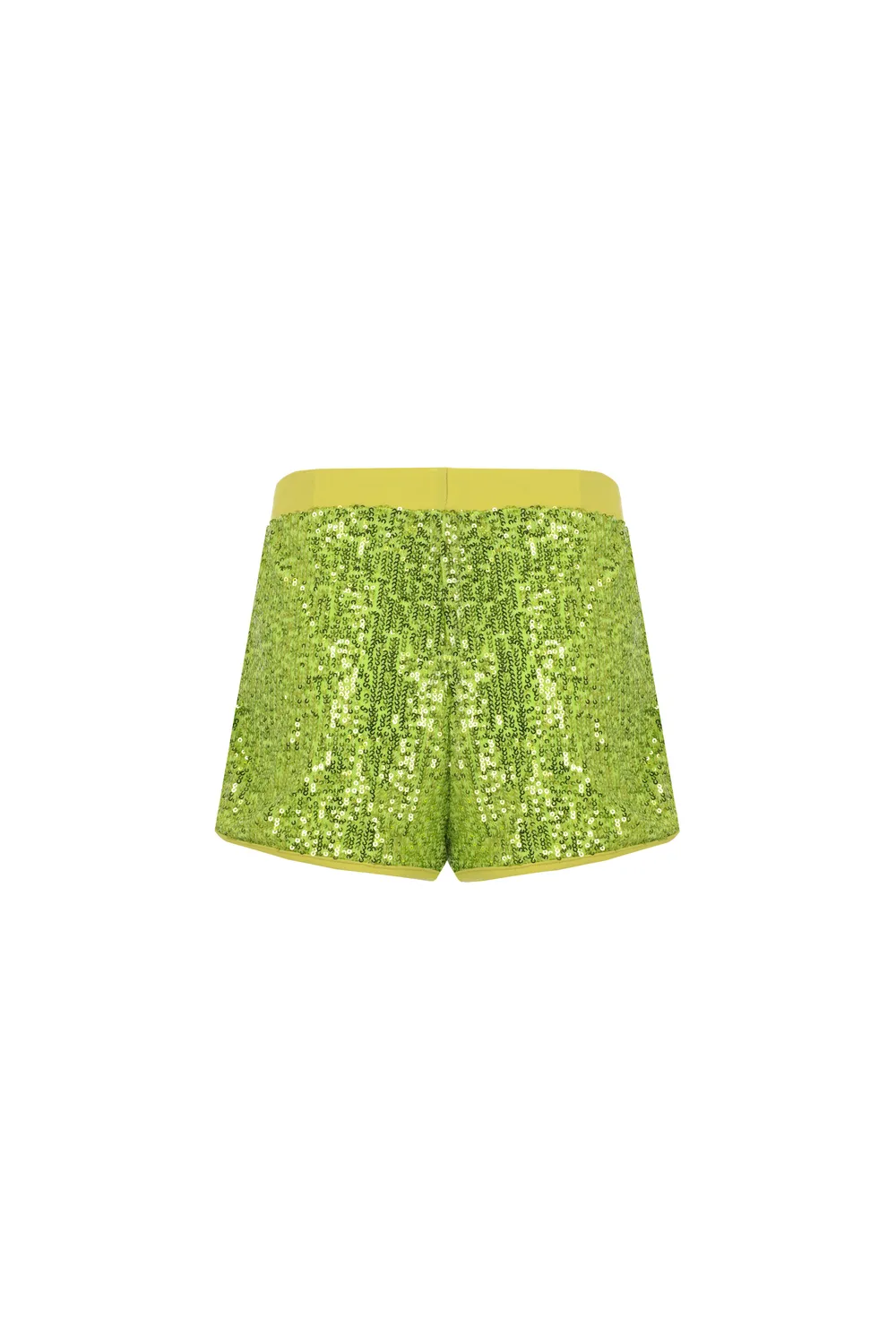 4 Giveness Paillettes short bimba verde con paillettes