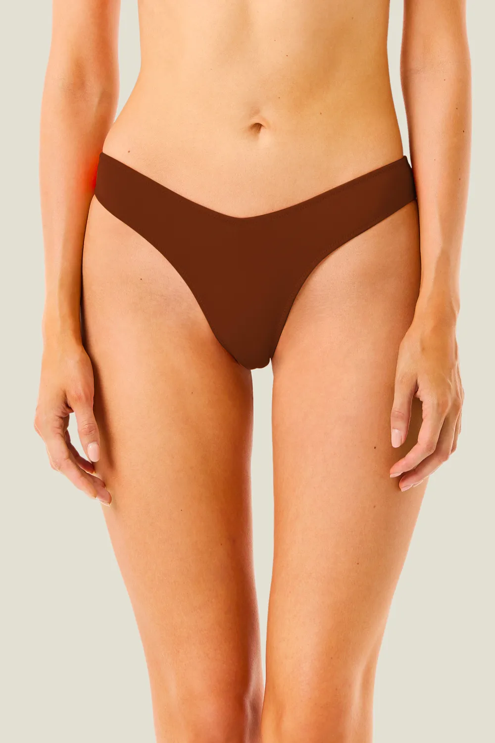 4Giveness Exchange Color slip bikini a V nero lycra