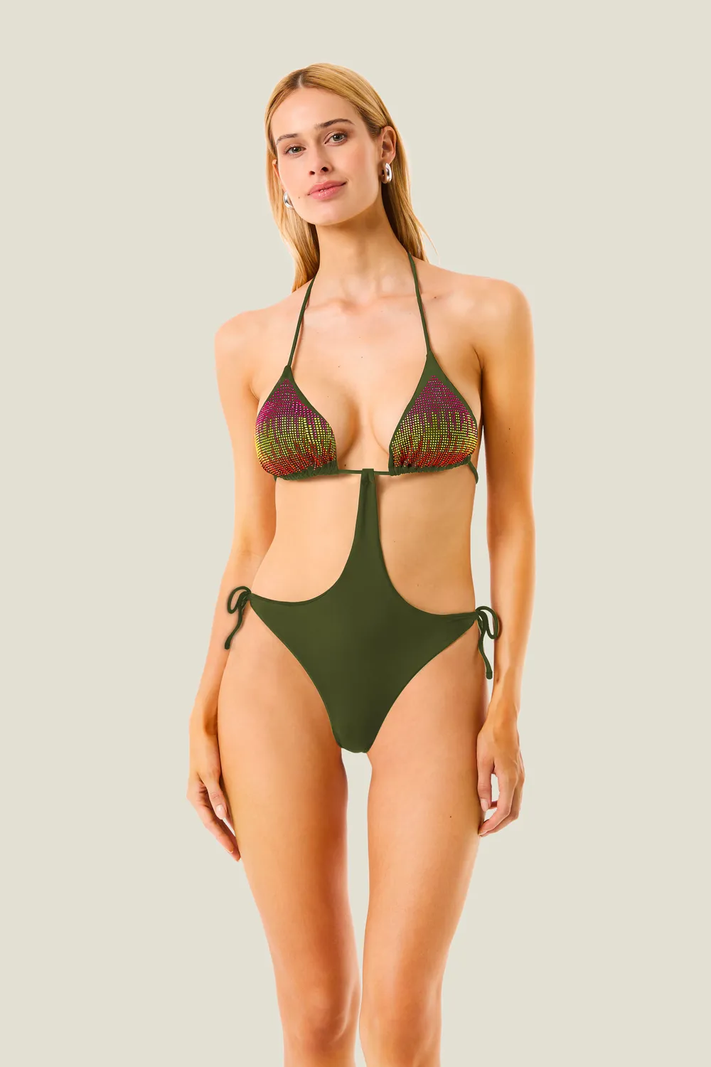 4 Giveness Sparkling Summer intero nero strass laccetti