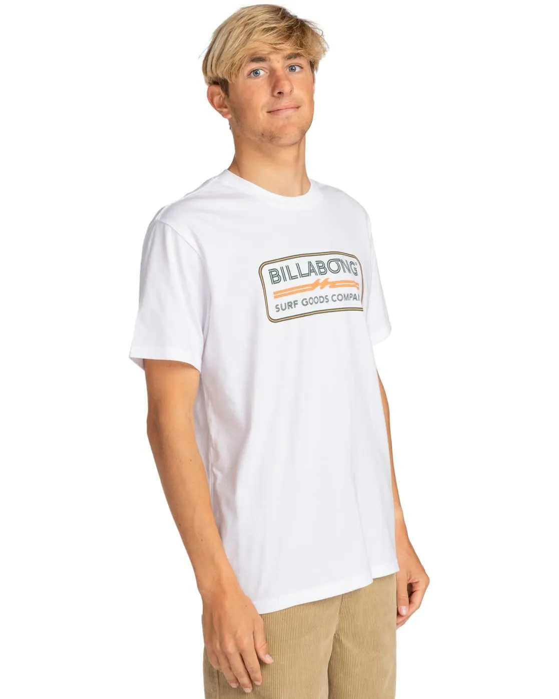 Billabong Trademark SS camicia uomo XS bianca cotone