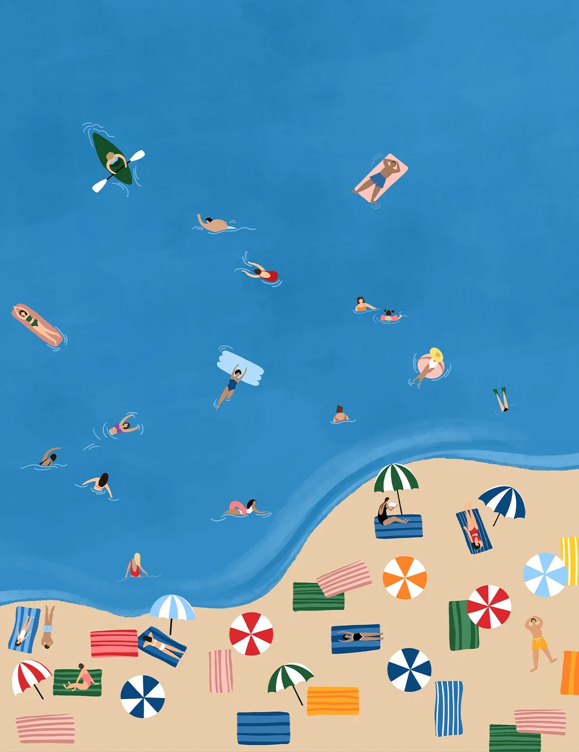 Ripa Ripa La Spiaggia Costume Mare Uomo Fantasia