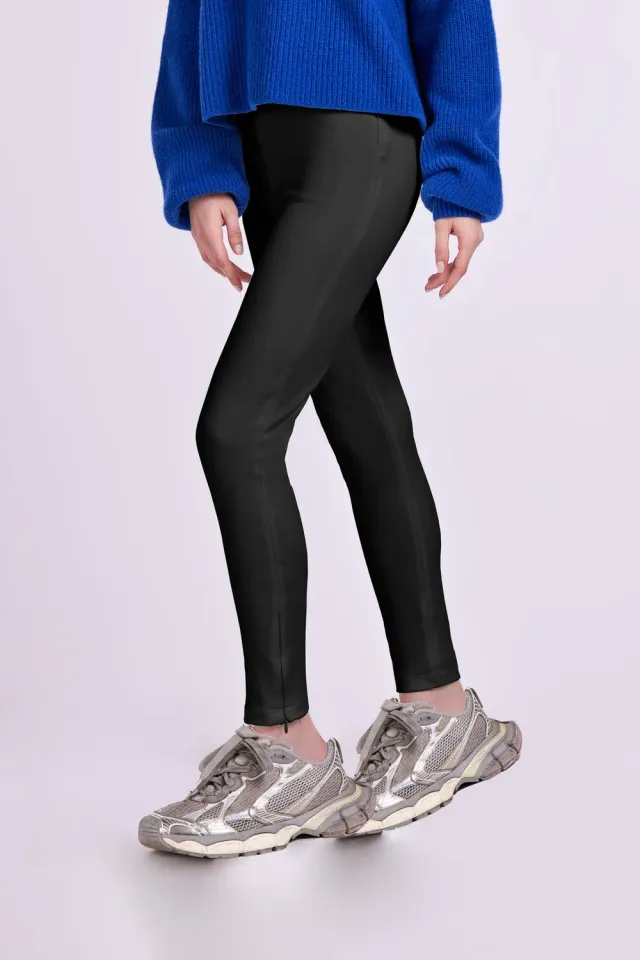 4Giveness Skinny Zip pantaloni ankle neri xs-m