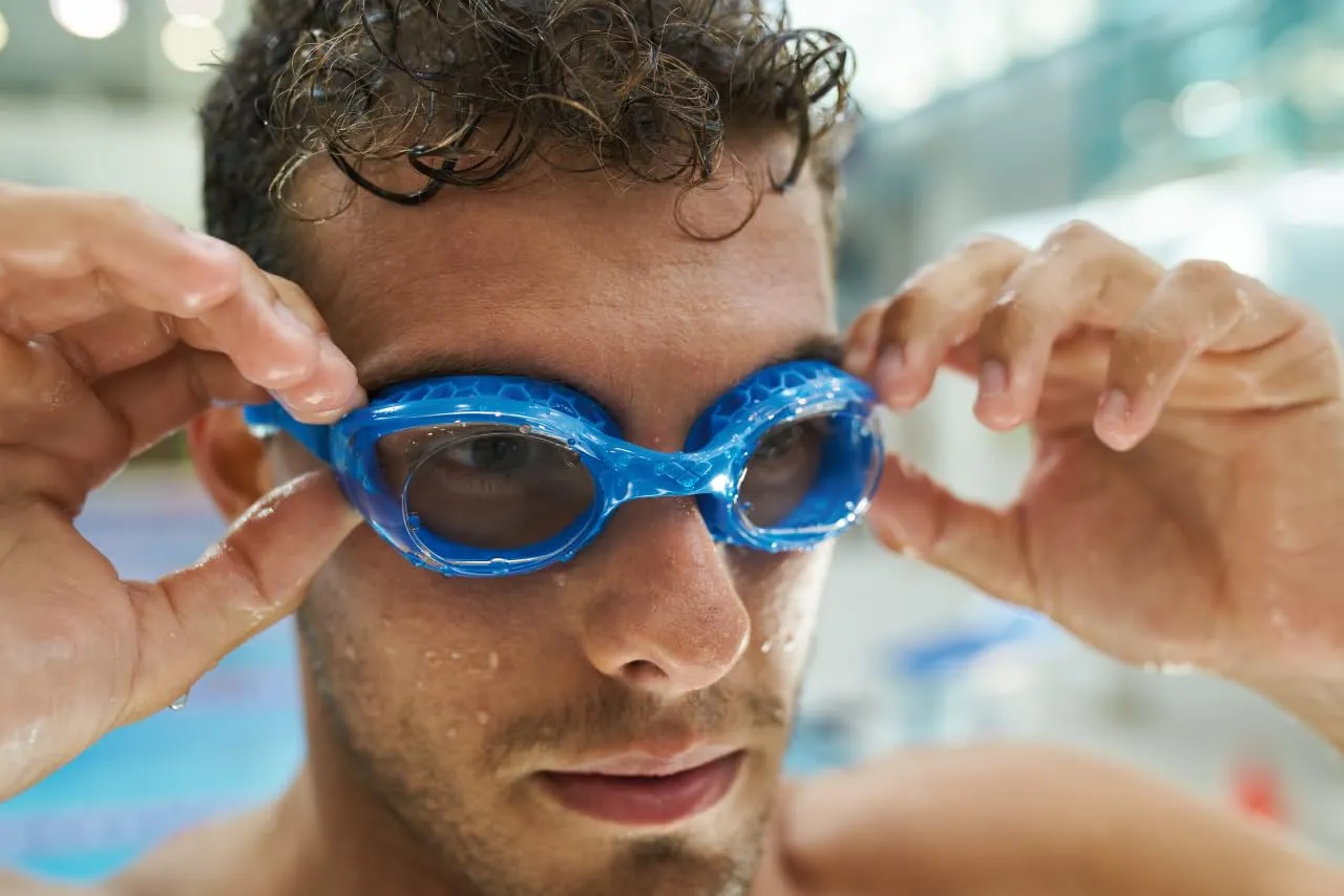 Arena Air-Soft occhialini nuoto lenti trasparenti antiappannamento
