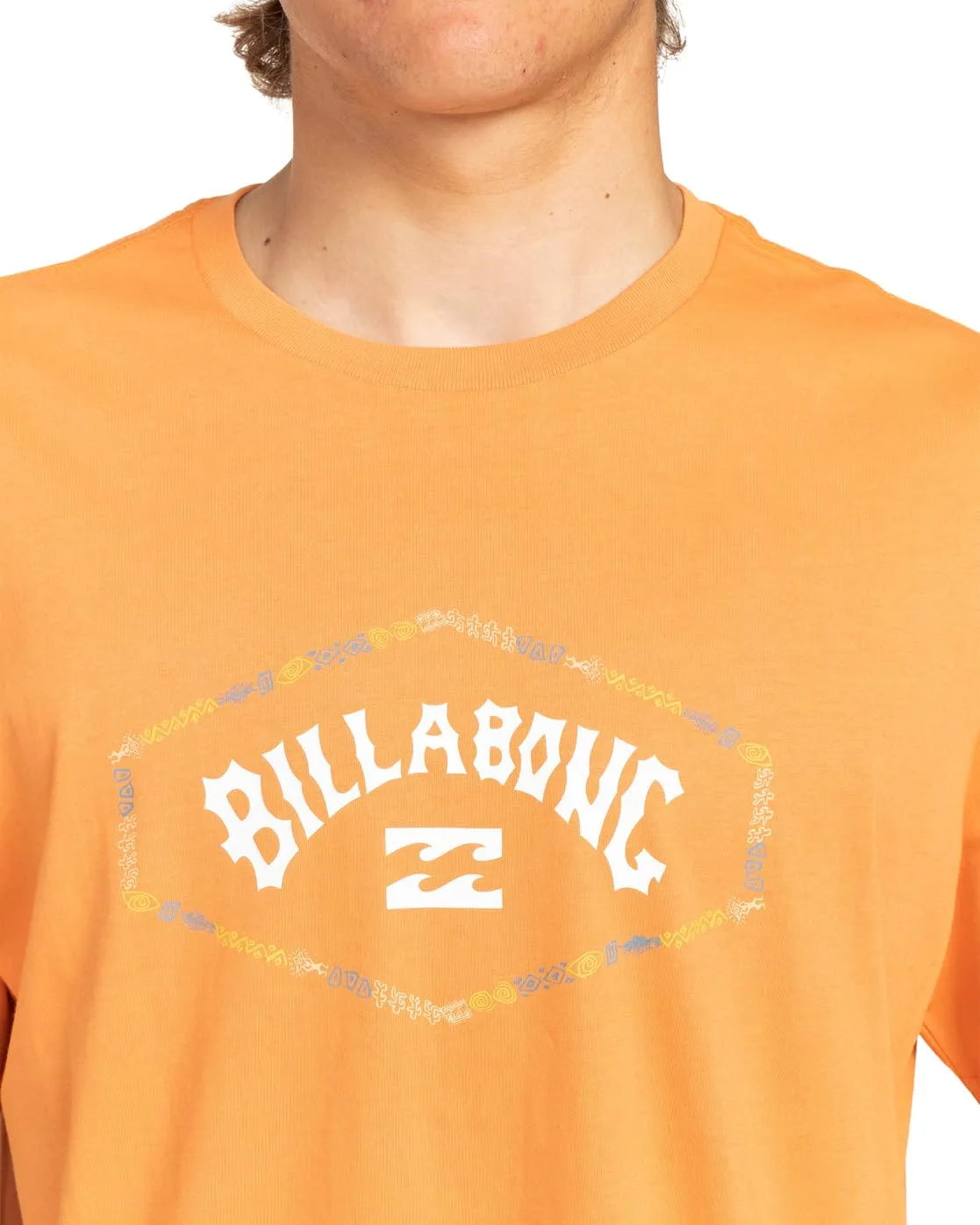 Billabong Exit Arch SS maglietta uomo rossa girocollo