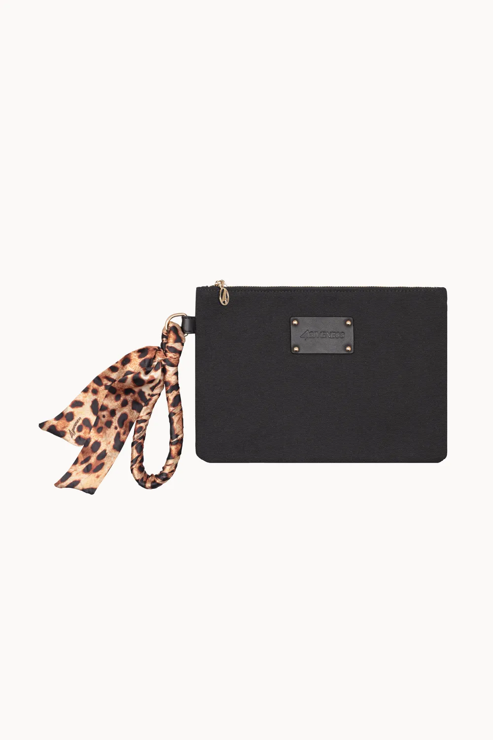 4 Giveness Capri pochette animalier nero taglia unica