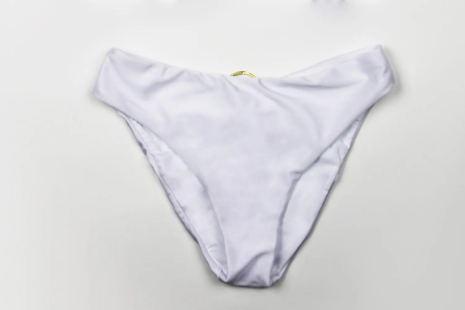 Teti Pico Slip Bikini Vita Alta Anello Oro