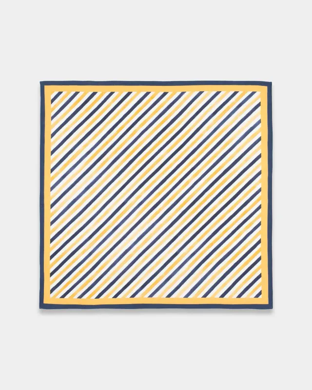 Mosso Sunwear Navy Wave bandana in Tencel blu