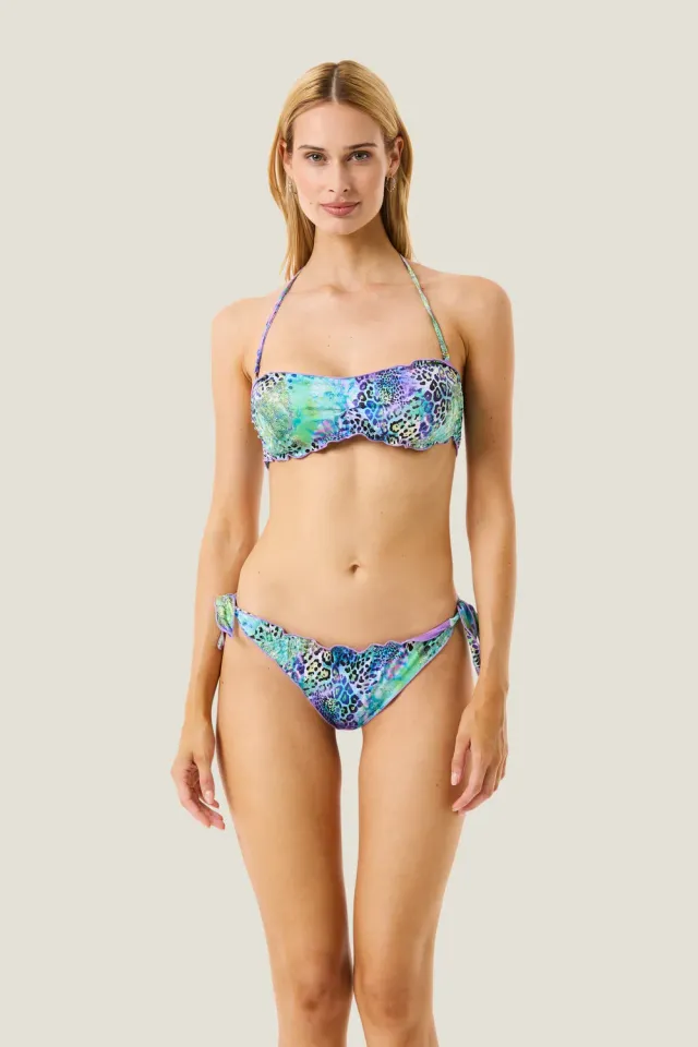 4 Giveness Patch Animalier bikini fascia multicolore