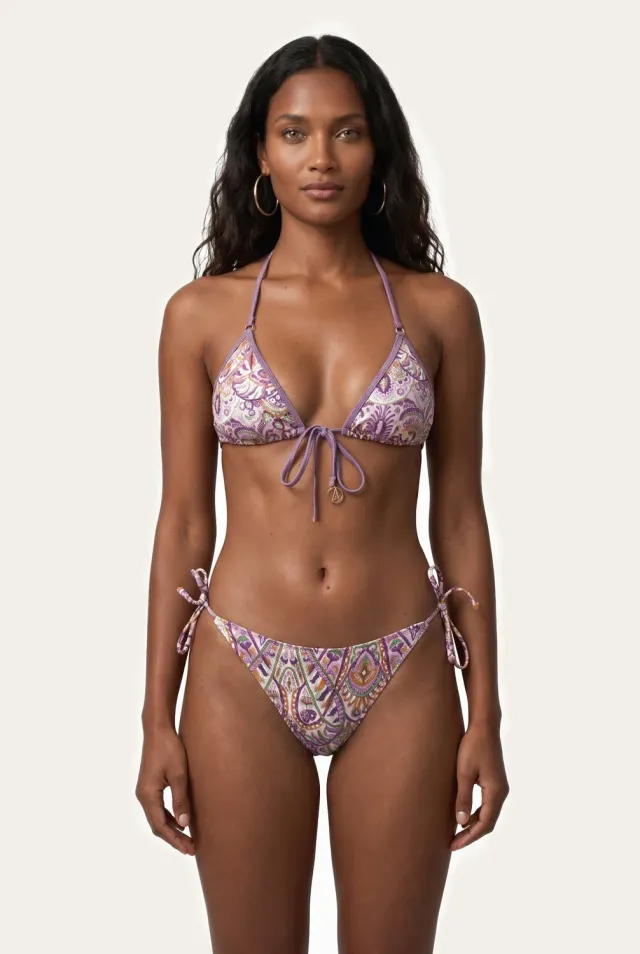 4 Giveness Paisley Bloom bikini triangolo fantasia