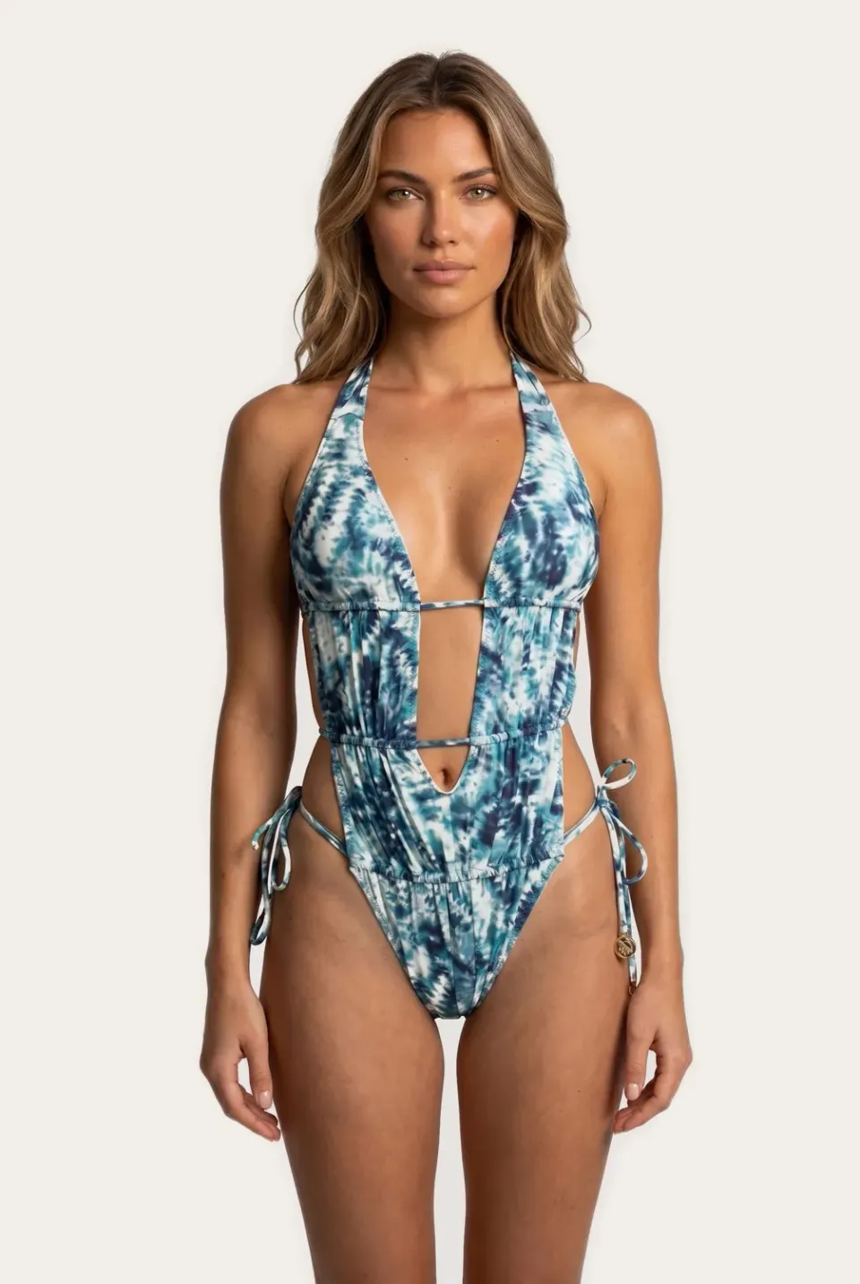 4Giveness Aqua Jungle intero due laccetti slip laccetti