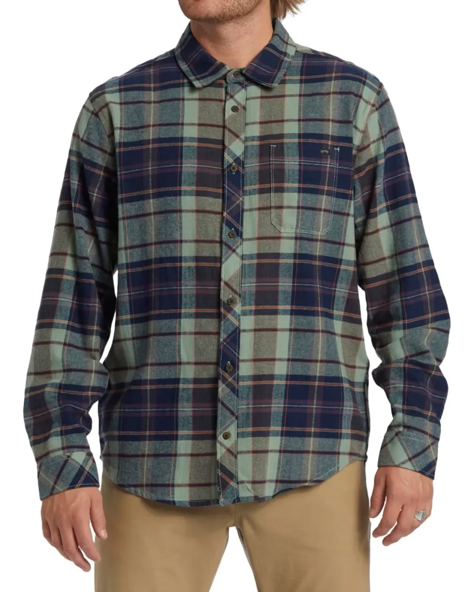 Billabong Coastline Flannel camicia uomo flanella calda