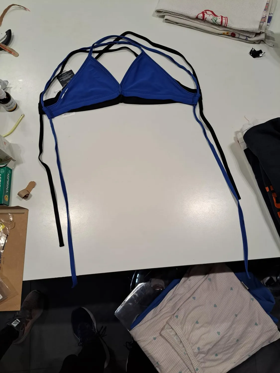 Arena Performance Team Solid Top bikini donna UPF 50+