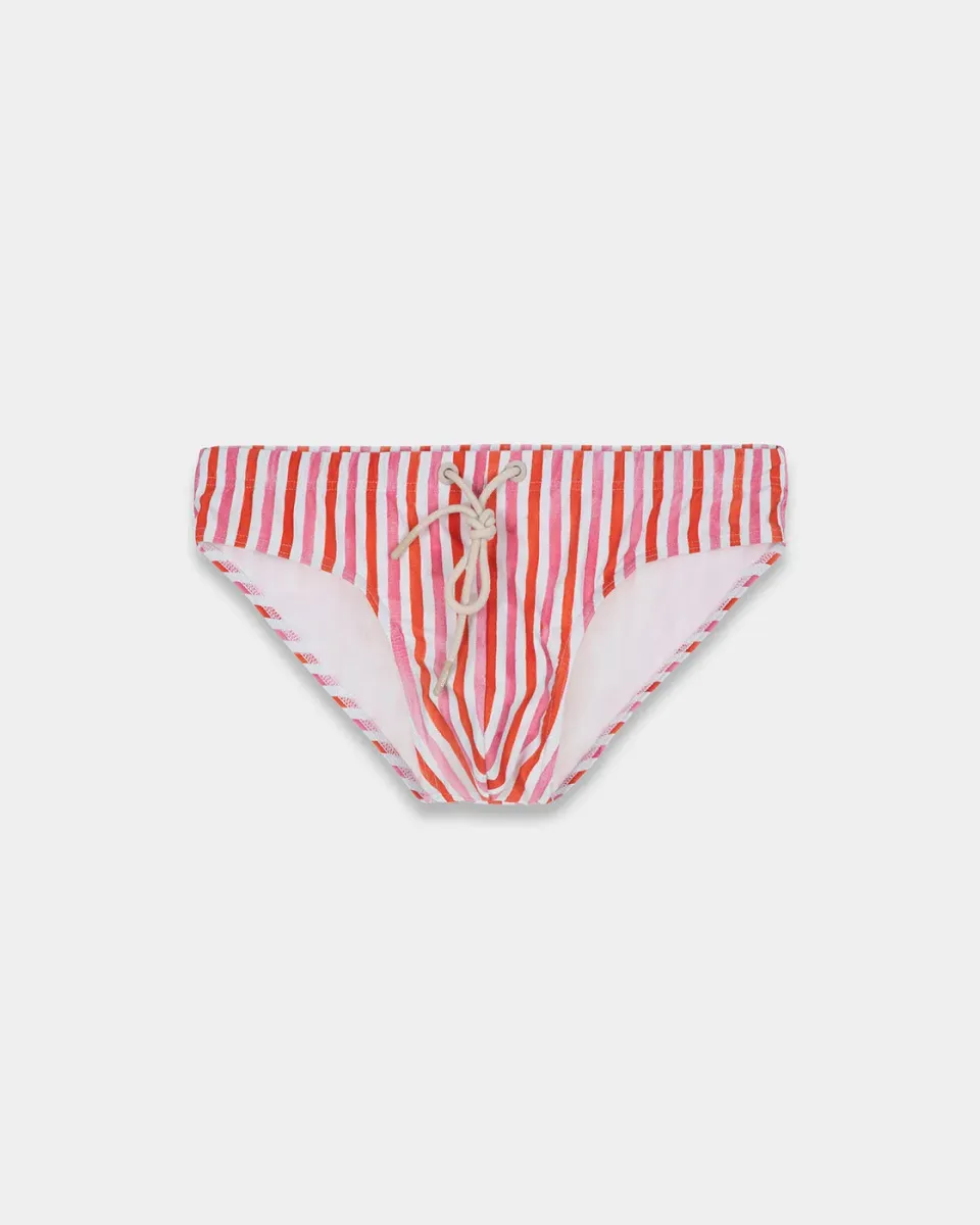 Mosso Sunwear Wave slip mare corallo vita bassa
