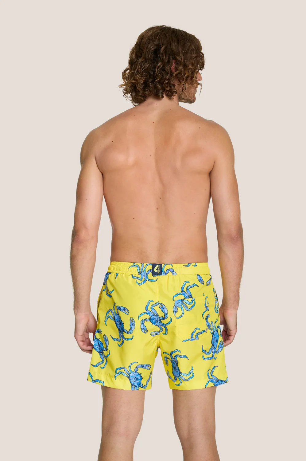 4 Giveness Crab short mare uomo blu asciugatura rapida